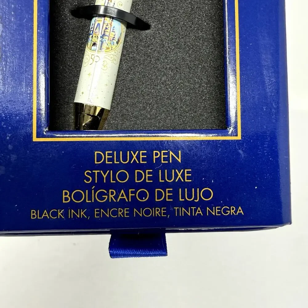 Walt Disney World 50TH Anniversary Mickey Ears Deluxe Pen Collect Castle NEW
